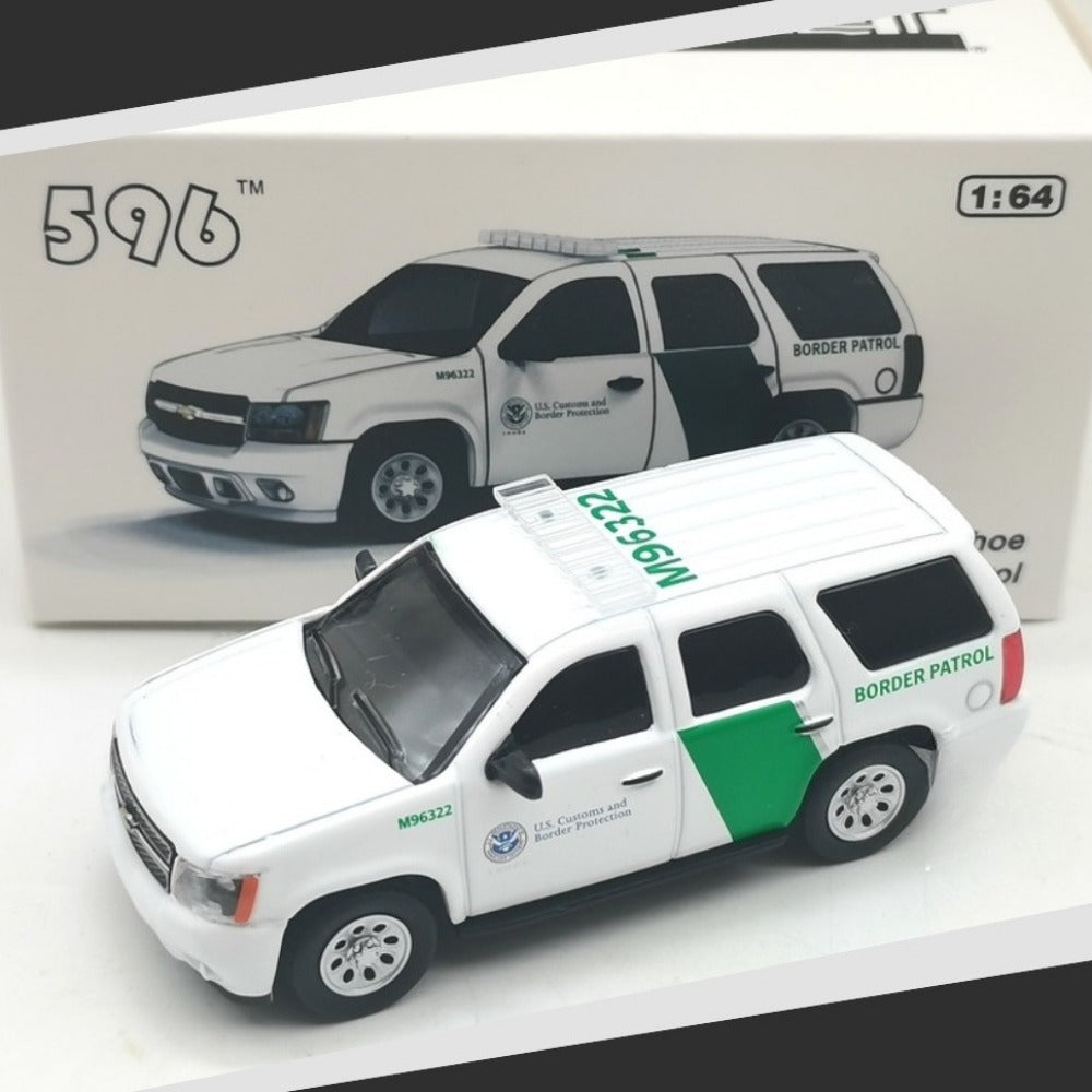 1/64 Scale Chevrolet Tahoe US Boarder Patrol Diecast Model Car