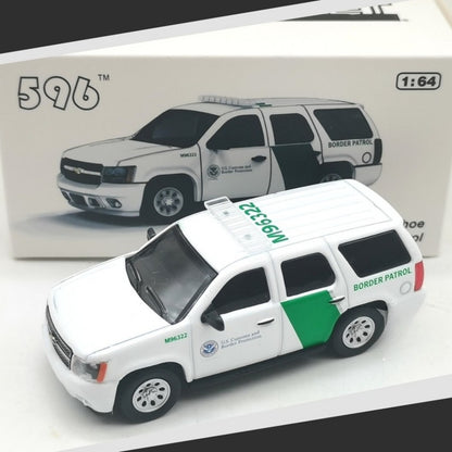 1/64 Scale Chevrolet Tahoe US Boarder Patrol Diecast Model Car