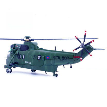 1/72 Scale Westland Sea King HC.4 Royal Navy ZF123 Helicopter Diecast Model Aircraft