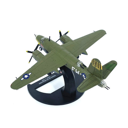 1/144 Scale 1943 Martin B-26 Marauder WWII US Medium Bomber Diecast Model Aircraft