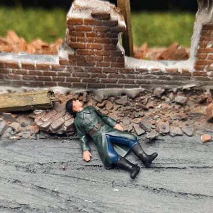 1/72 Scale WWII German Soldiers Painted Figures for Model Dioramas
