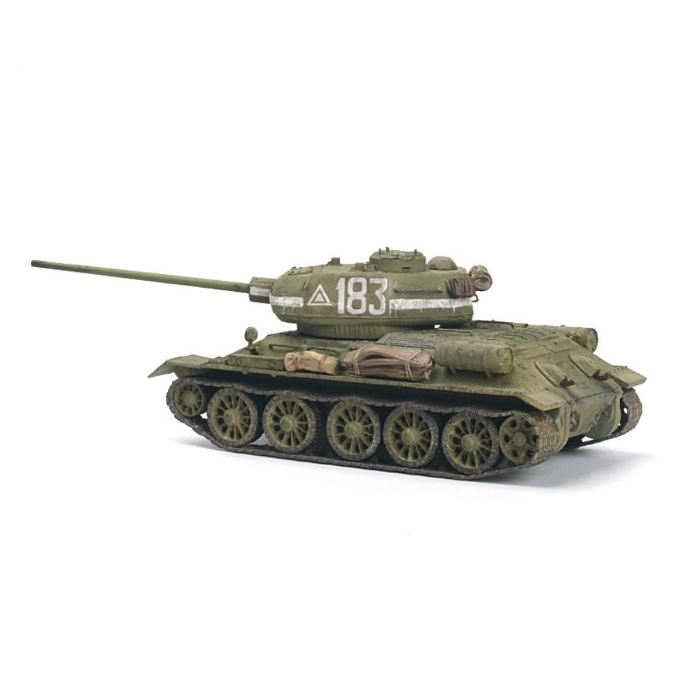 1/72 Scale T-34/85 WWII Soviet Medium Tank Pre-built Plastic Collectible Model