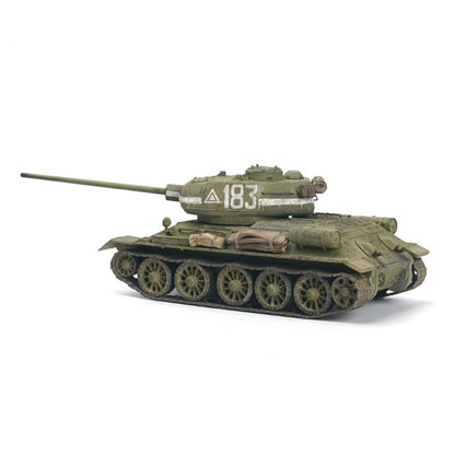 1/72 Scale T-34/85 WWII Soviet Medium Tank Pre-built Plastic Collectible Model