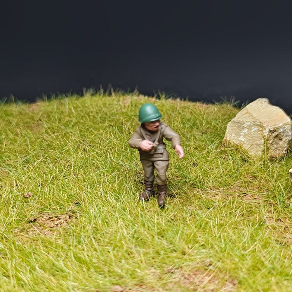 1/72 Scale WWII Polish Soldiers Painted Figurines for Model Dioramas