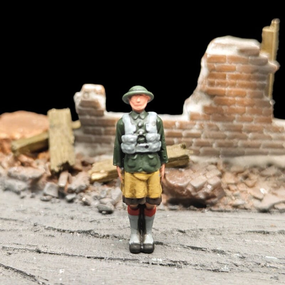 1/72 Scale Scotish Soldiers Painted Figures for Model Dioramas