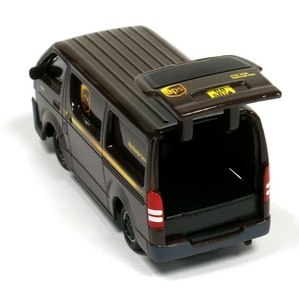 1/64 Scale Toyota HiAce H300 UPS Delivery Van Diecast Model