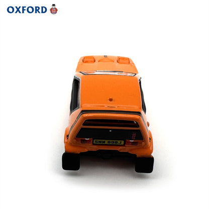 1/76 Scale Bond Bug 3-Wheeled Automobile Orange Diecast Model Car
