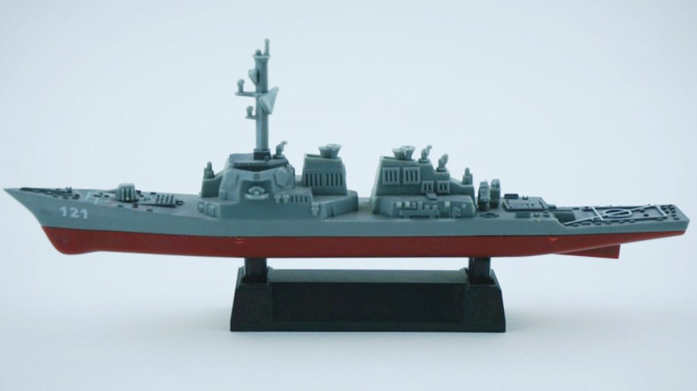 1/1000 Scale USS Frank E. Petersen Jr. DDG-121 Arleigh Burke-Class Aegis Guided Missile Destroyer Pre-built Plastic Collectible Model Ship