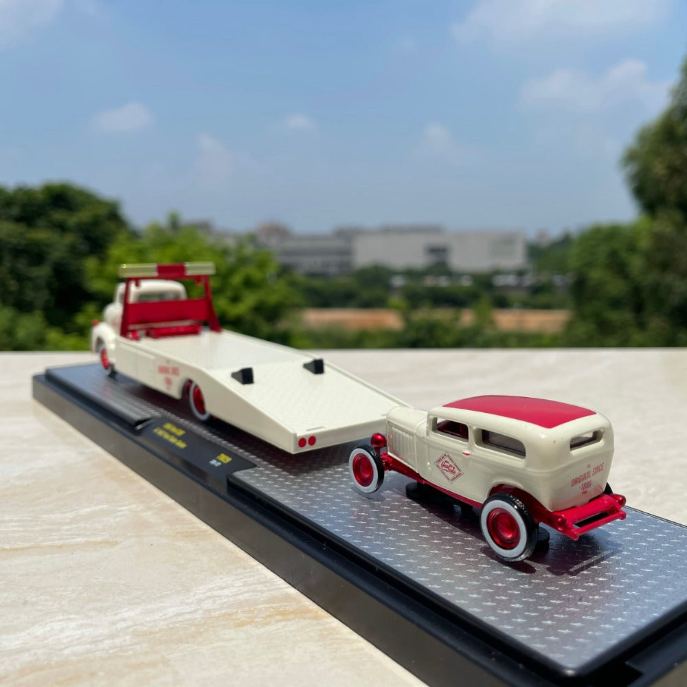 1/64 Scale 1956 Ford COE Truck & 1932 Ford Tudor Sedan Diecast Model