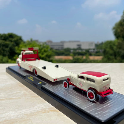 1/64 Scale 1956 Ford COE Truck & 1932 Ford Tudor Sedan Diecast Model