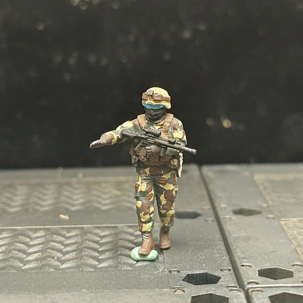 1/72 Scale Special Force Soldiers Painted Figurines for Model Dioramas