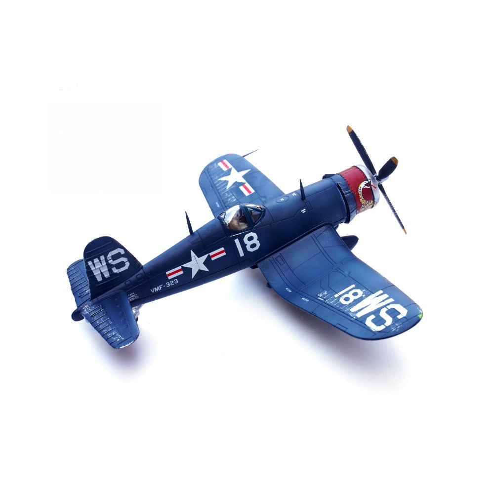 1/72 Scale Vought F4U Corsair WWII US Fighter VMF-323 WS #18 Diecast Model Aircraft