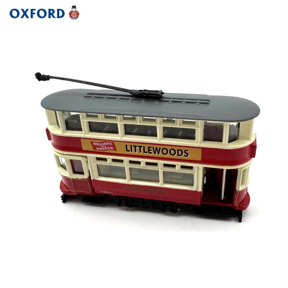 1/148 Scale No. 38 London Tram Double-Decker Bus Diecast Model