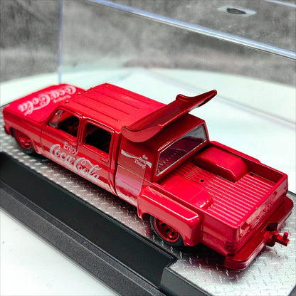 1/64 Scale 1973 Chevrolet Cheyenne Super 30 Coca-Cola Truck with Turbo Wing Diecast Model Car