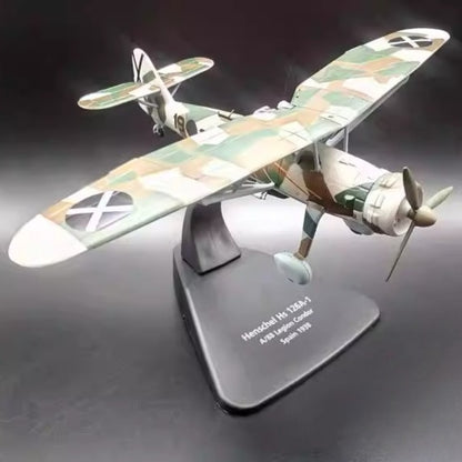 1/72 Scale Henschel Hs 126 German Reconnaissance Observation Aircraft Diecast Model