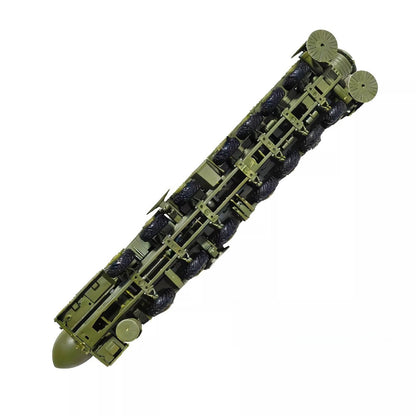 1/72 Scale RT-2PM Topol SS-25 Sickle Russian Intercontinental Ballistic Missile Pre-built Plastic Collectible Model