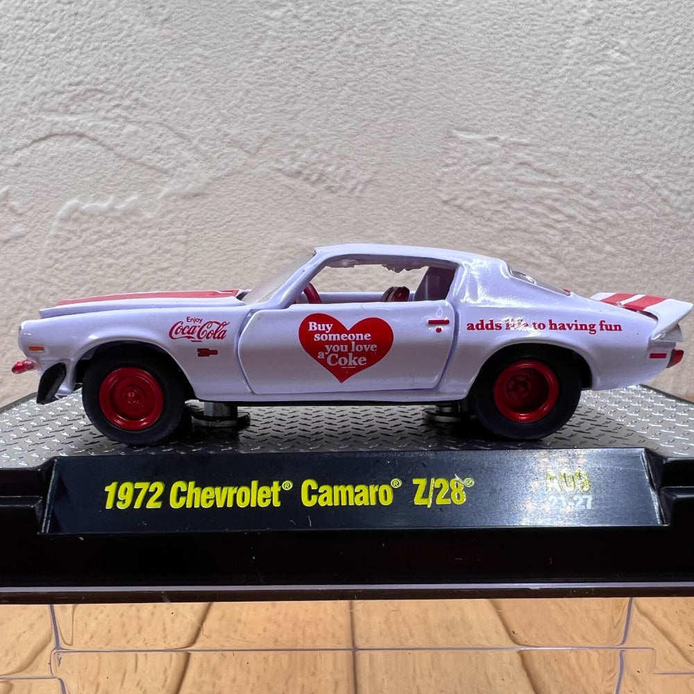 1/64 Scale 1972 Chevrolet Camaro Z/28 Coke Diecast Model Car