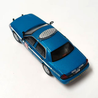 1/64 Scale Ford Crown Victoria Wisconsin State Patrol Police Car Diecast Model