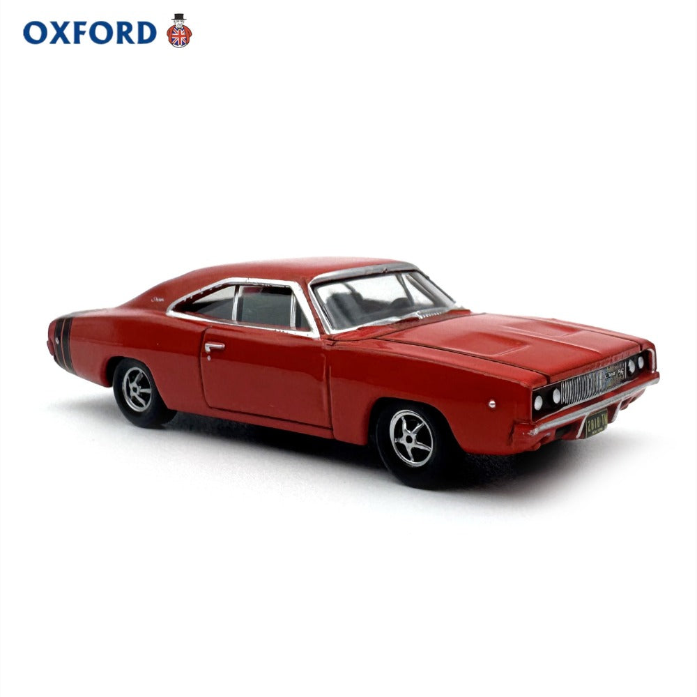 1/87 Scale 1968 Dodge Charger Mid-size Muscle Car Diecast Model