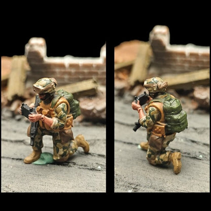 1/72 Scale Drone Squad Soldiers Painted Figures for Model Dioramas