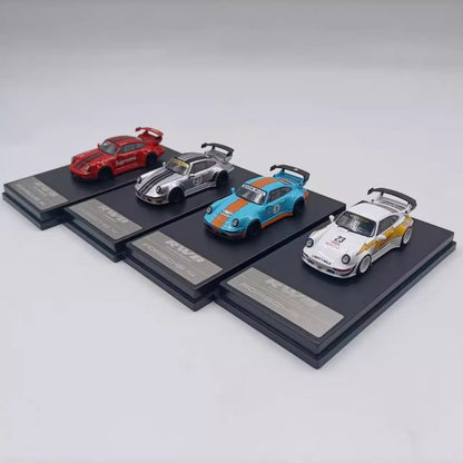 1/64 Scale RWB Porsche 911 (964) Sports Car Diecast Model