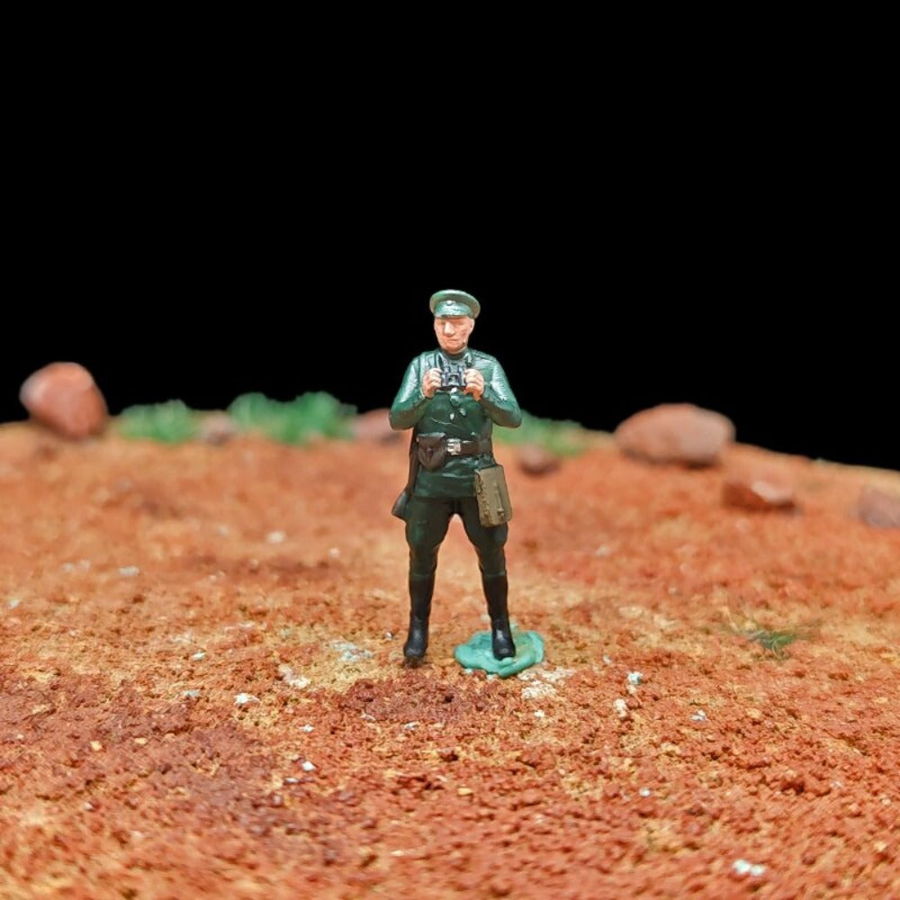 1/72 Scale WWII German Soldiers Painted Figurines Set for Model Dioramas
