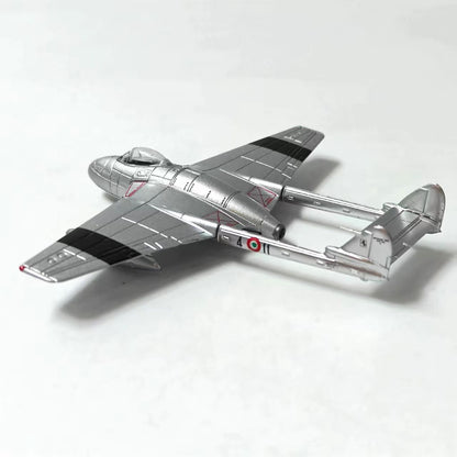 1/100 Scale de Havilland Vampire WWII British Jet Fighter Diecast Model Aircraft