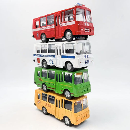 1/43 Scale PAZ-32053 Soviet Midibus Diecast Model