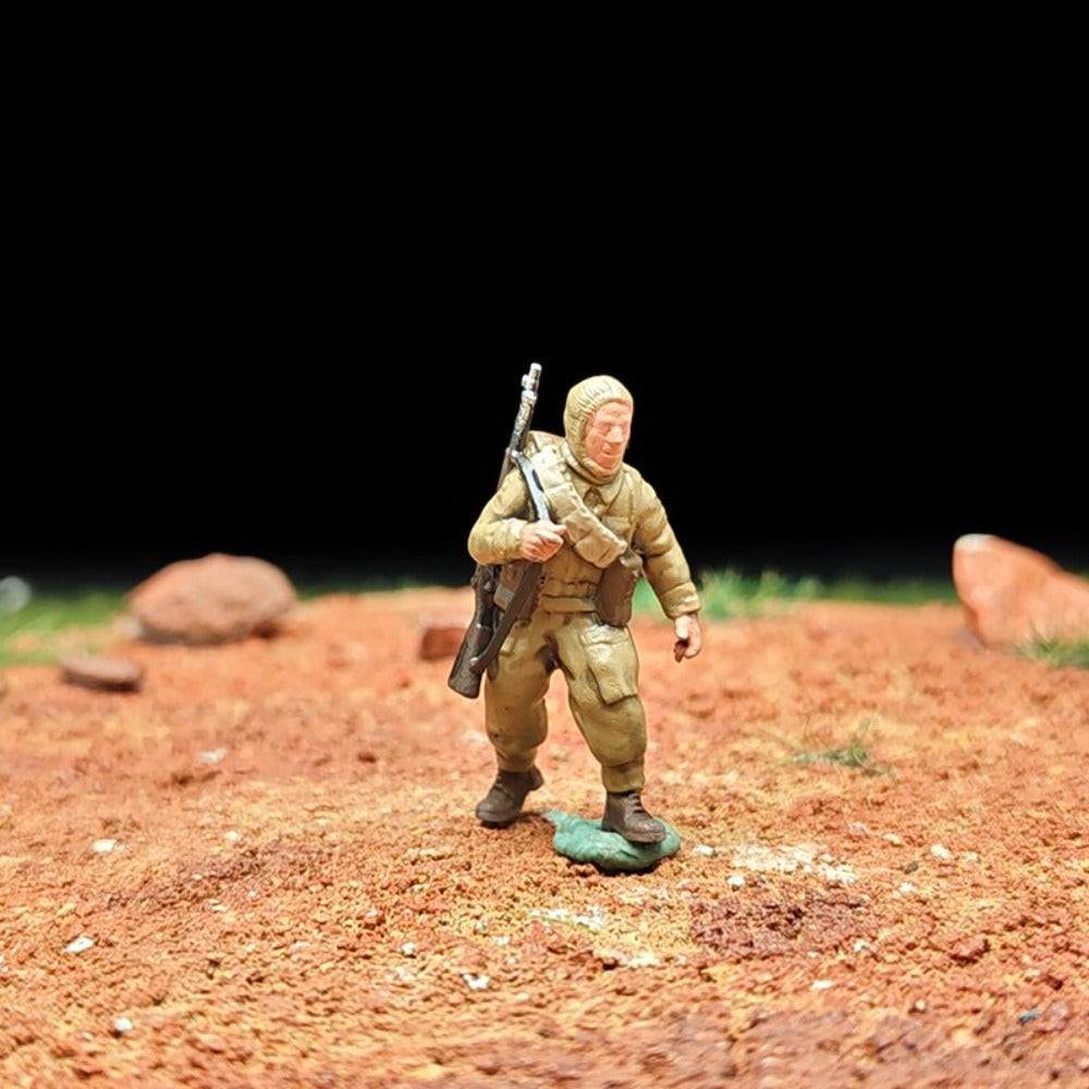 1/72 Scale Army Soldiers Painted Figures for Model Dioramas