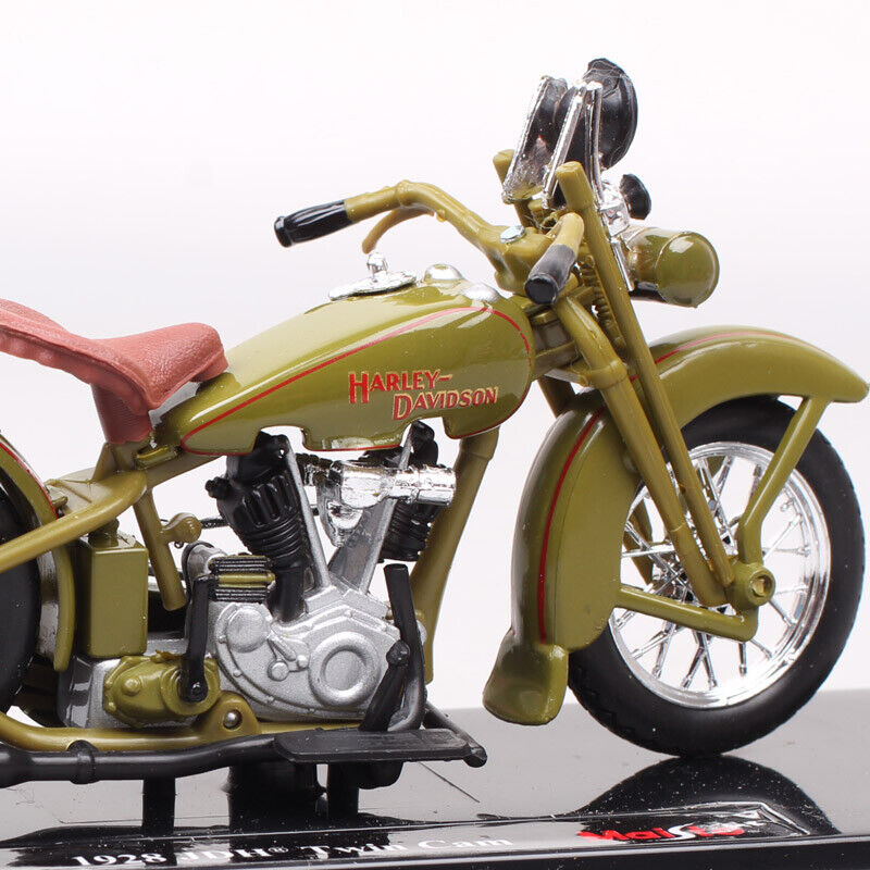 1/18 Scale 1928 Harley-Davidson JDH Twin Cam Diecast Model Motorcycle