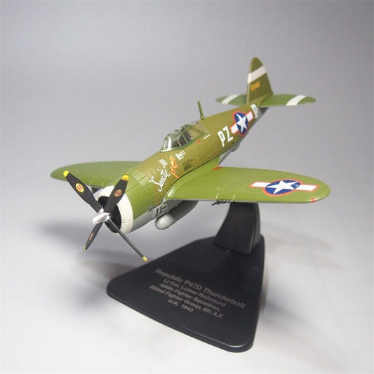 1/72 Scale P-47D "Sweetie" Thunderbolt WWII Fighter Diecast Aircraft Model