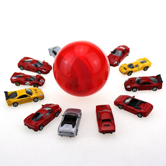1/100 Scale Diecast Metal Vintage Sports Car Collectible Model Gashapon Capsule Toy