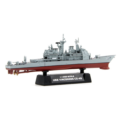 1/1250 scale prebuilt USS Vincennes CG-49 cruiser model 37402