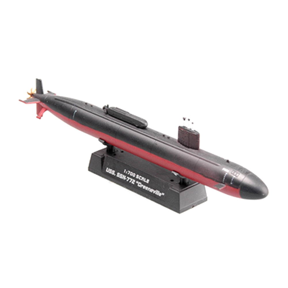 Prebuilt 1/700 Scale USS Greeneville (SSN-772) Attack Submarine Collectible Model