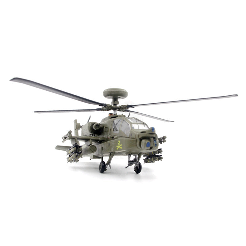 prebuilt 1/72 scale AH-64D Apache Longbow helicopter model 37033
