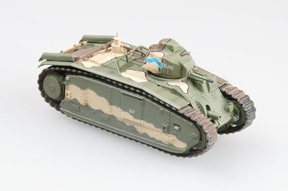 prebuilt 1/72 scale Char B1 tank model 36156