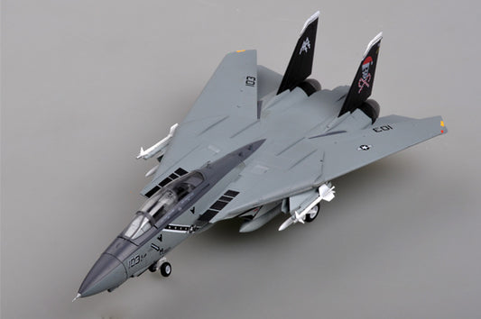 1/72 scale prebuilt F-14D Tomcat fighter aircraft model 37193