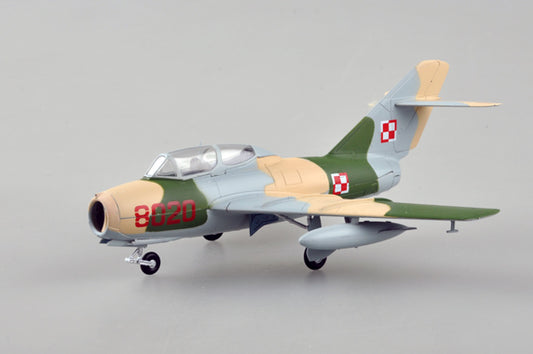 prebuilt 1/72 scale MiG-15 aircraft model 37139