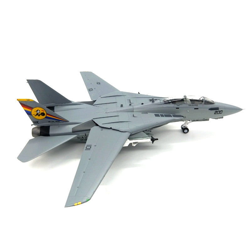 prebuilt 1/72 scale F-14D Tomcat fighter aircraft model 37194