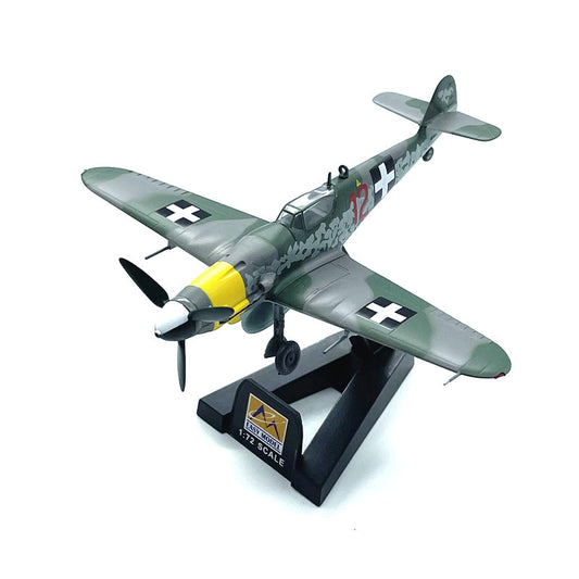 prebuilt 1/72 scale Bf 109G-10 fighter airplane model 37204
