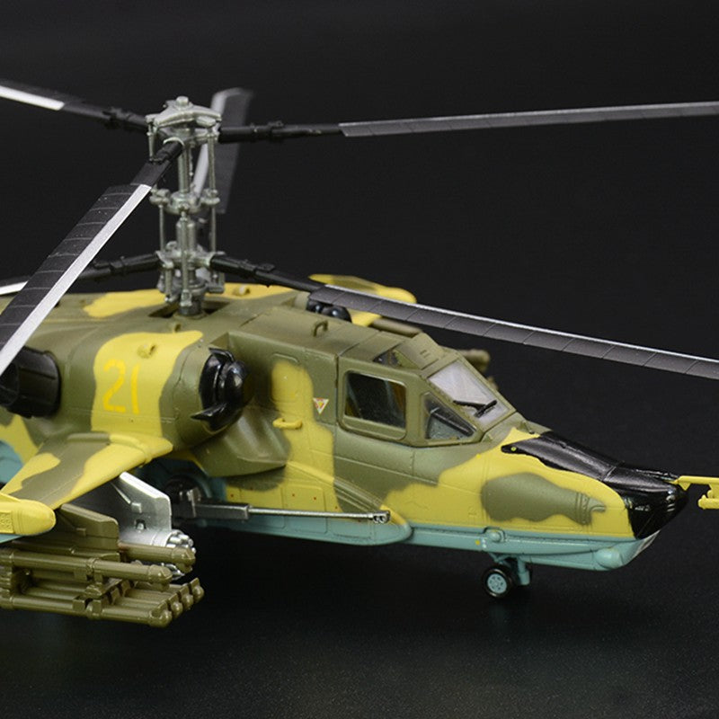 pre-built 1/72 scale Ka-50 black shark helicopter model
