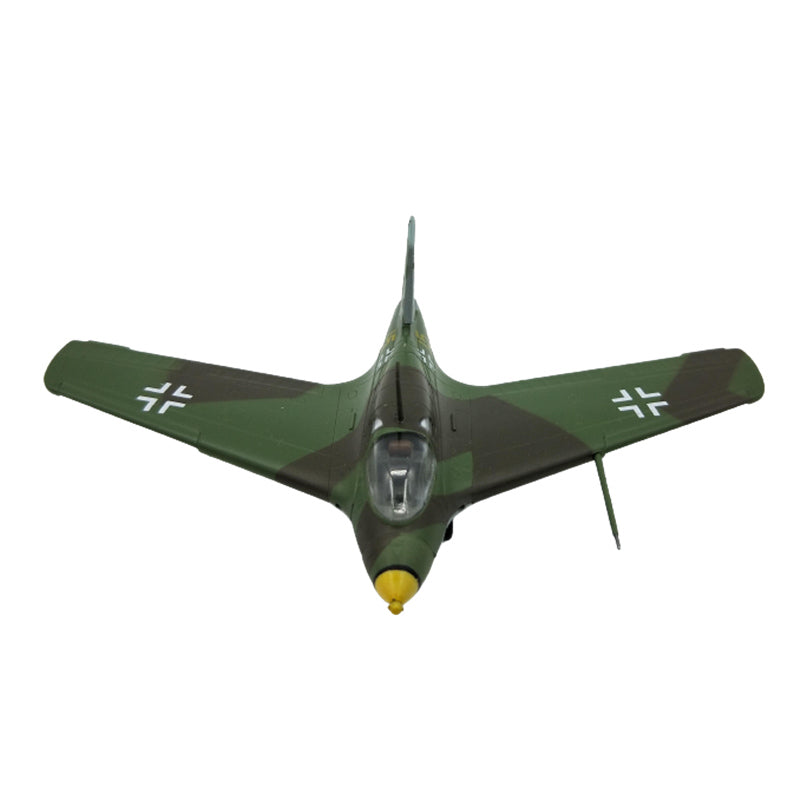 prebuilt 1/72 scale Me 163 fighter airplane model 36344