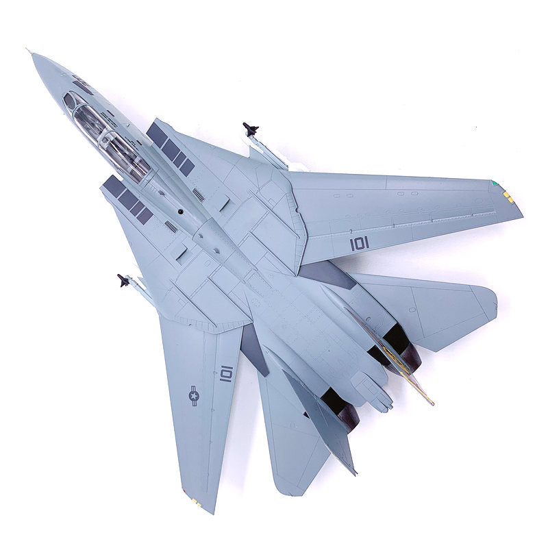 prebuilt 1/72 scale F-14D Tomcat fighter aircraft model 37194