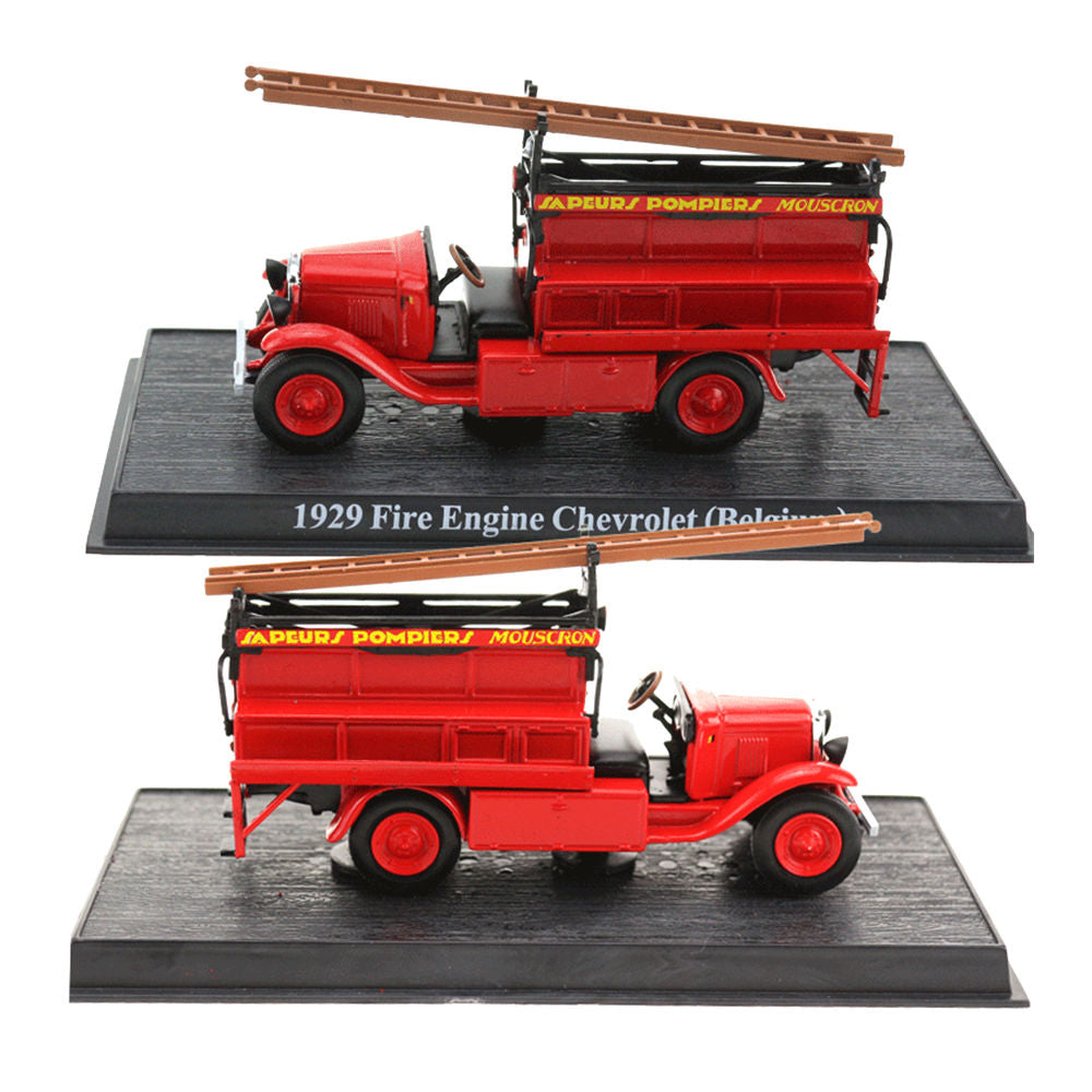 1929 Chevrolet Belgium Fire Engine 1/50 Scale Diecast Model