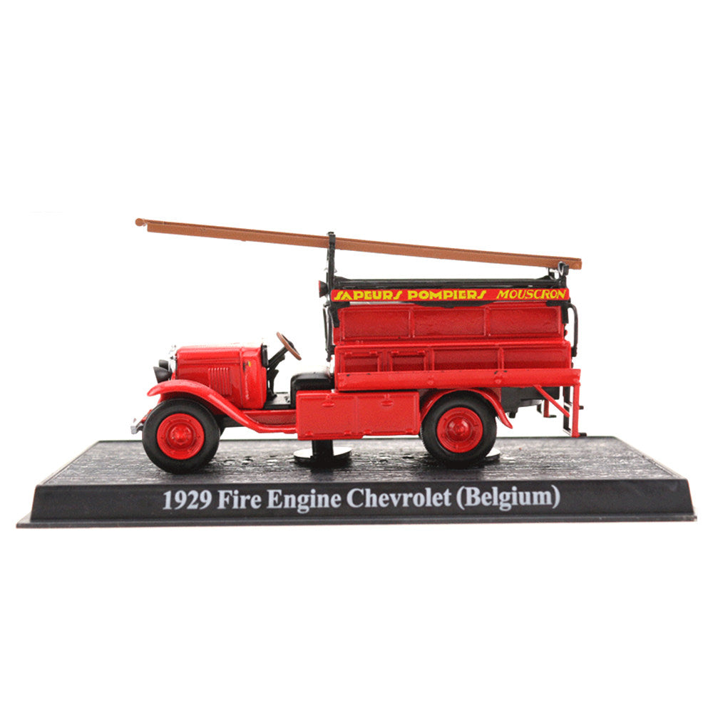1929 Chevrolet Belgium Fire Engine 1/50 Scale Diecast Model