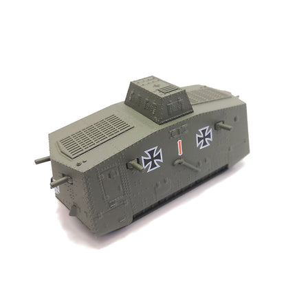 1/100 scale diecast A7V tank model