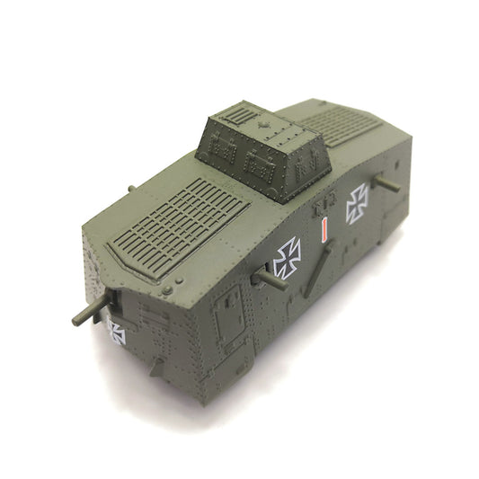 1/100 scale diecast A7V tank model