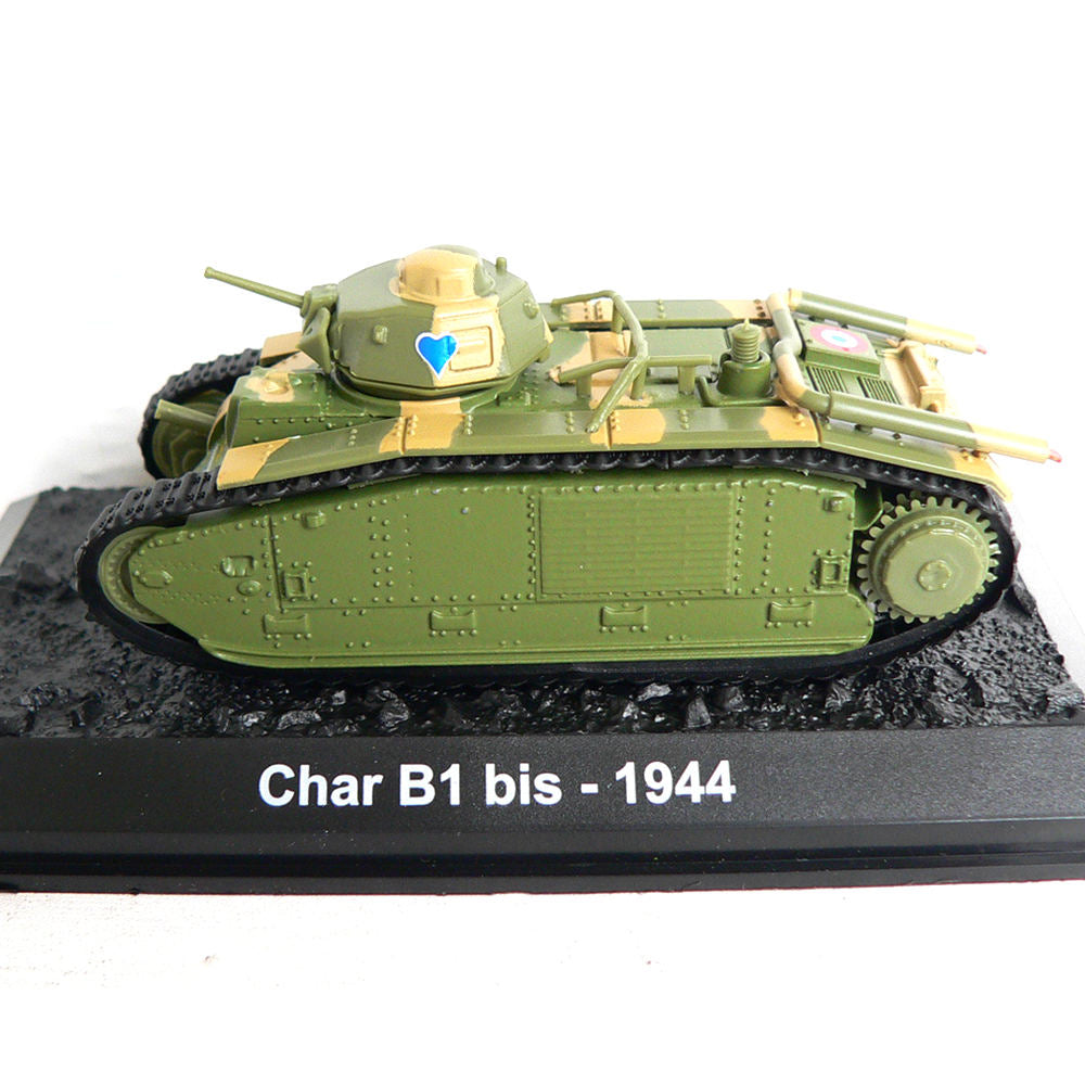 1/72 scale diecast Char B1 tank model