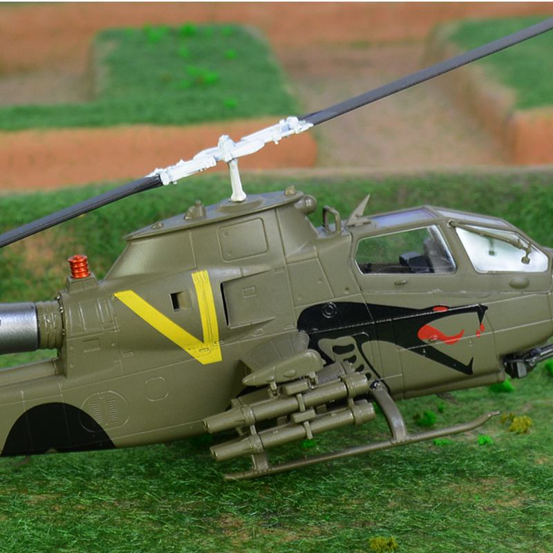 pre-built 1/72 scale AH-1 Cobra attack helicopter model
