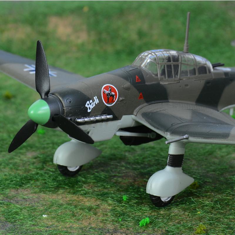prebuilt Ju 87 Stuka dive bomber airplane model